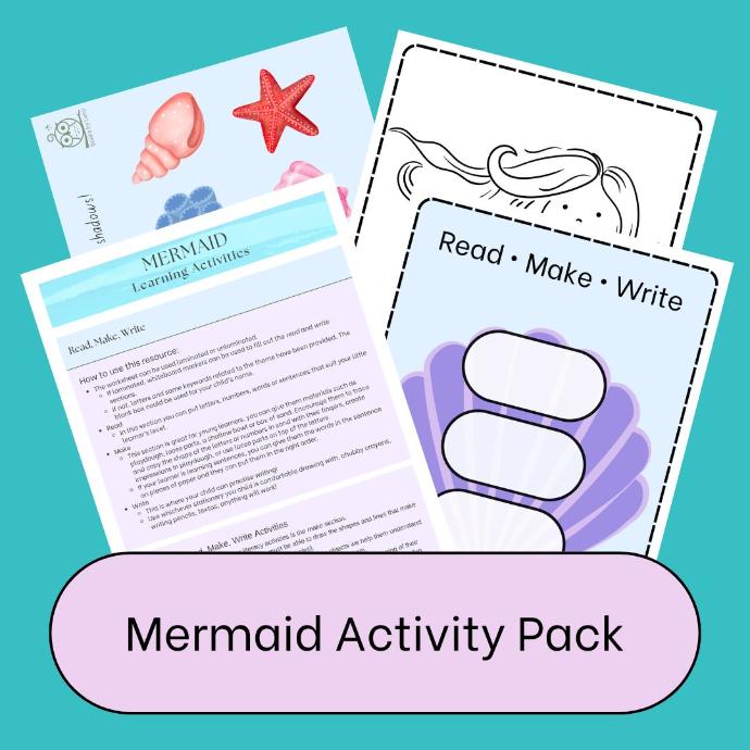 Mermaid Activities (Digital Download)